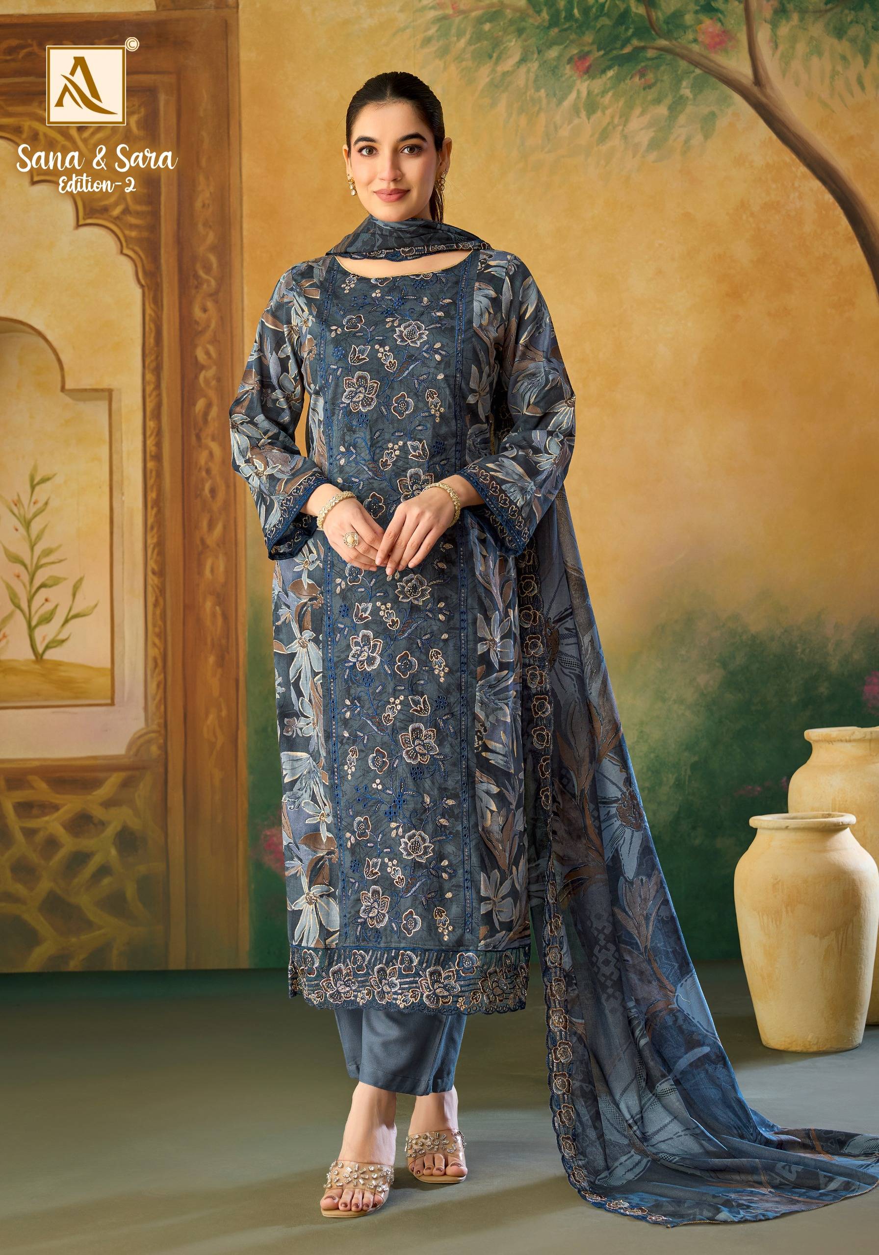 SANA SARA-2 BY ALOK SUIT 01 To 06 Series Beautiful Festive Suits Stylish Colorful Fancy Casual Wear & Ethnic Wear Pure Cambric cotton Dresses At Wholesale Price